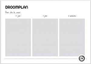 Weekplanner Droomplan