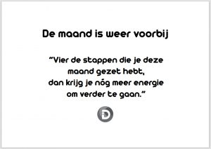Weekplanner Maandevaluatie