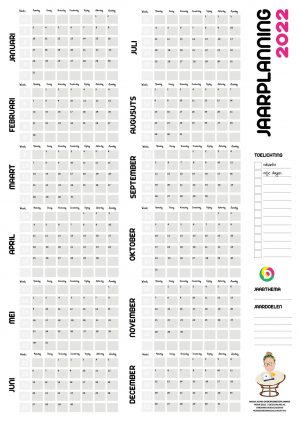 Jaarplanner Poster 2022 iDees online versie 2 1